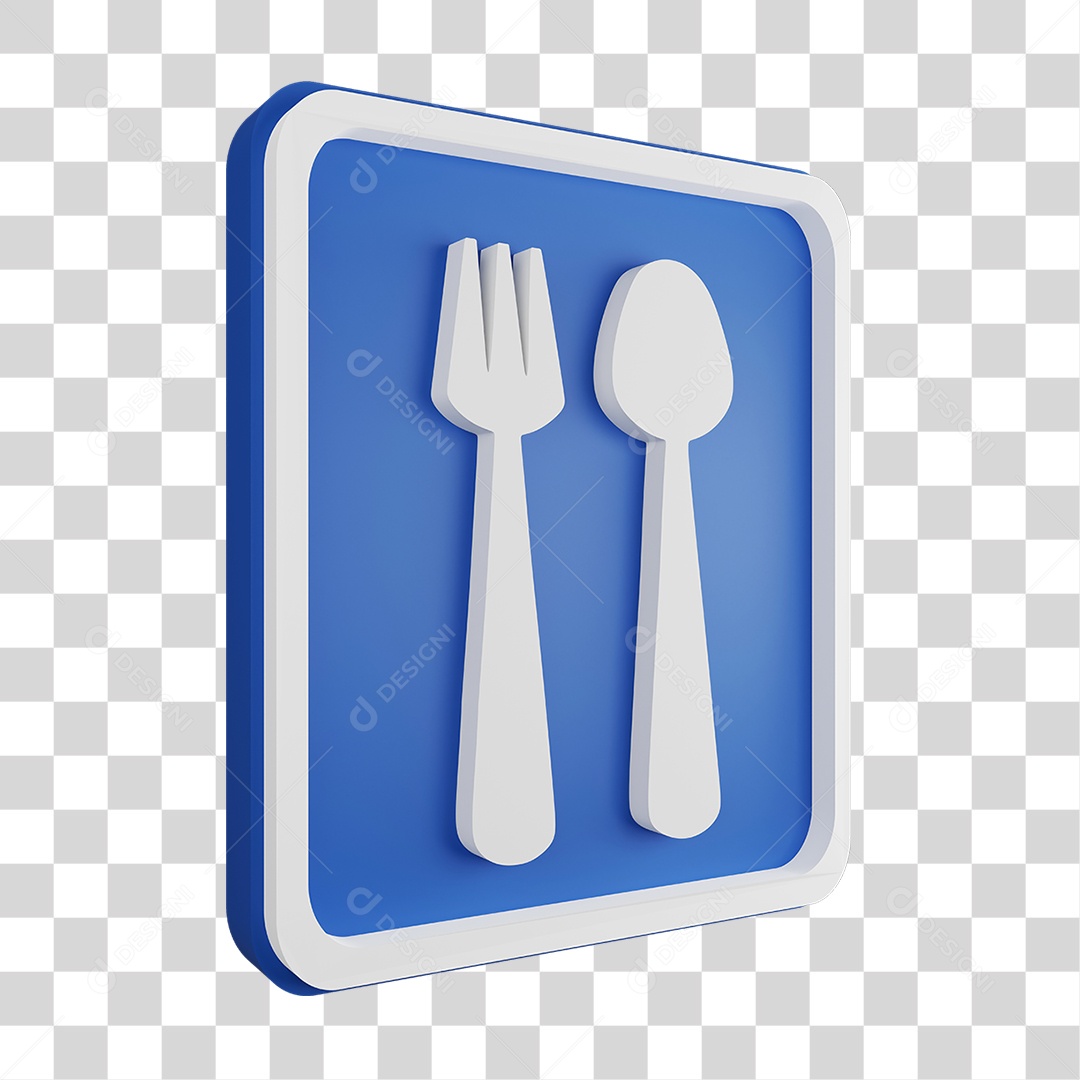 Placa de Aviso PNG Transparente