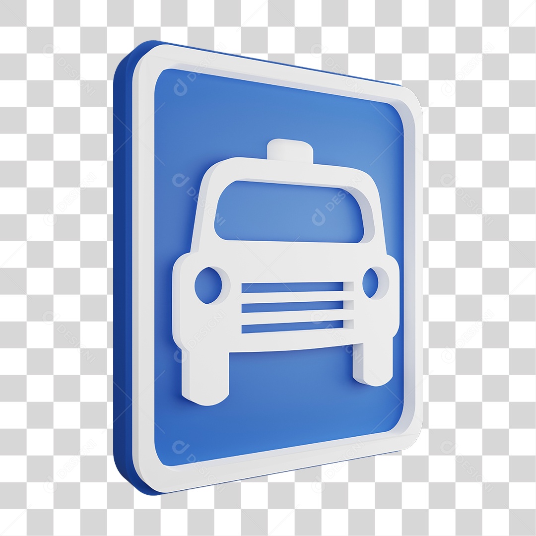 Placa de Aviso PNG Transparente