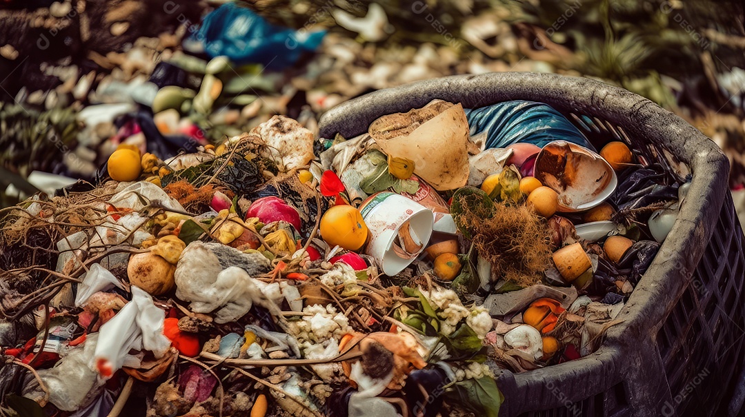 Lixo poluição aquecimento global reciclar.