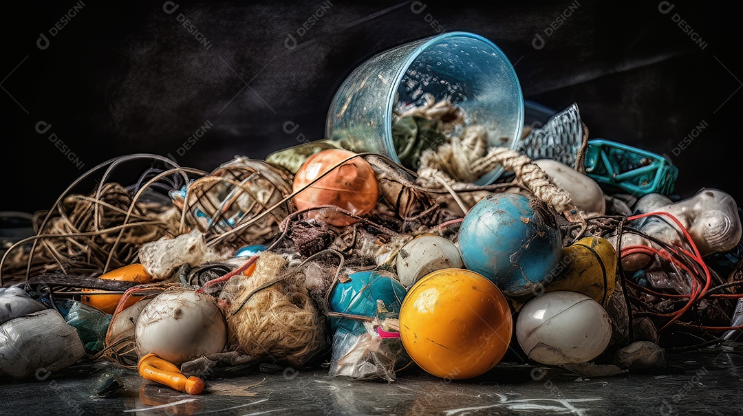 Lixo poluição aquecimento global reciclar.