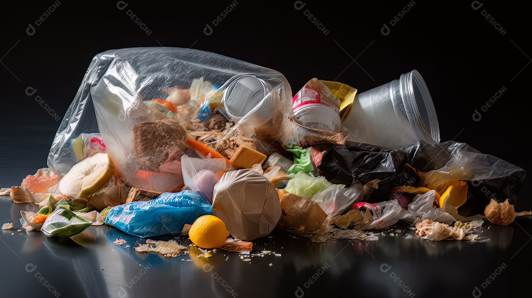 Lixo poluição aquecimento global reciclar.