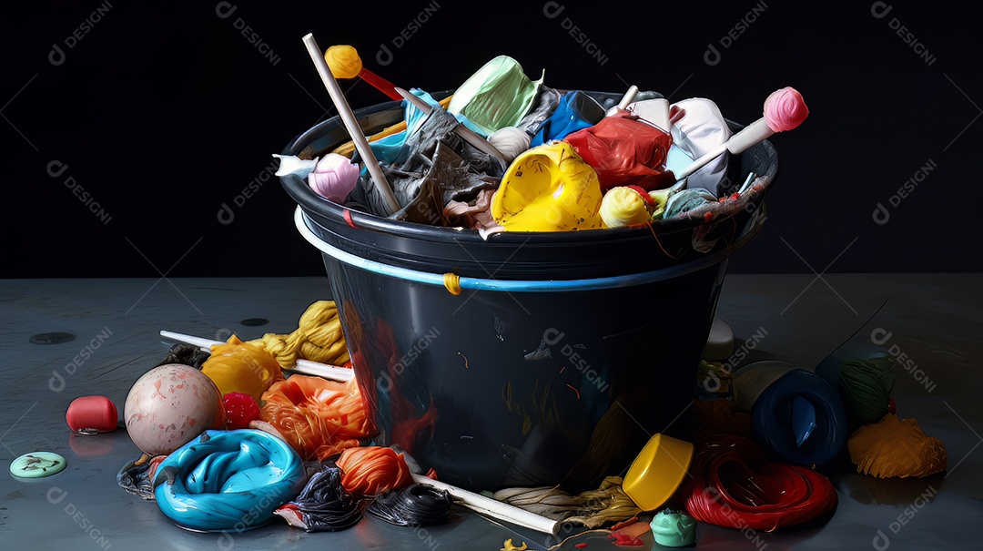 Lixo poluição aquecimento global reciclar.