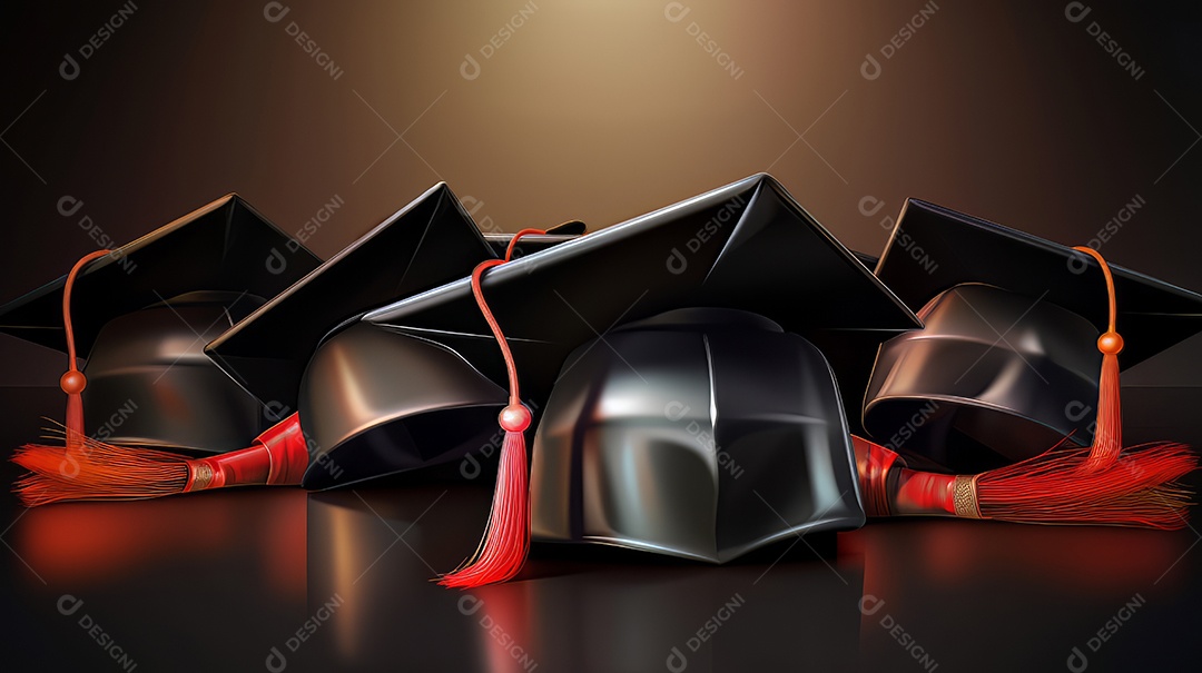 Aprendizado Estudo Sucesso Graduação IA Gerada.