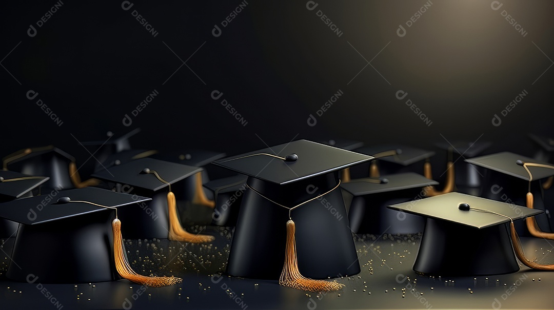 Aprendizado Estudo Sucesso Graduação IA Gerada.