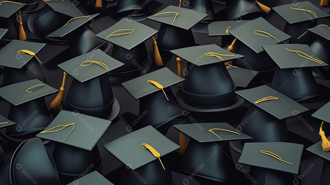 Aprendizado Estudo Sucesso Graduação IA Gerada.