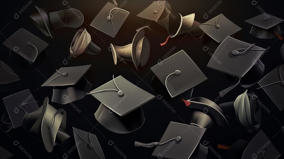 Aprendizado Estudo Sucesso Graduação IA Gerada.