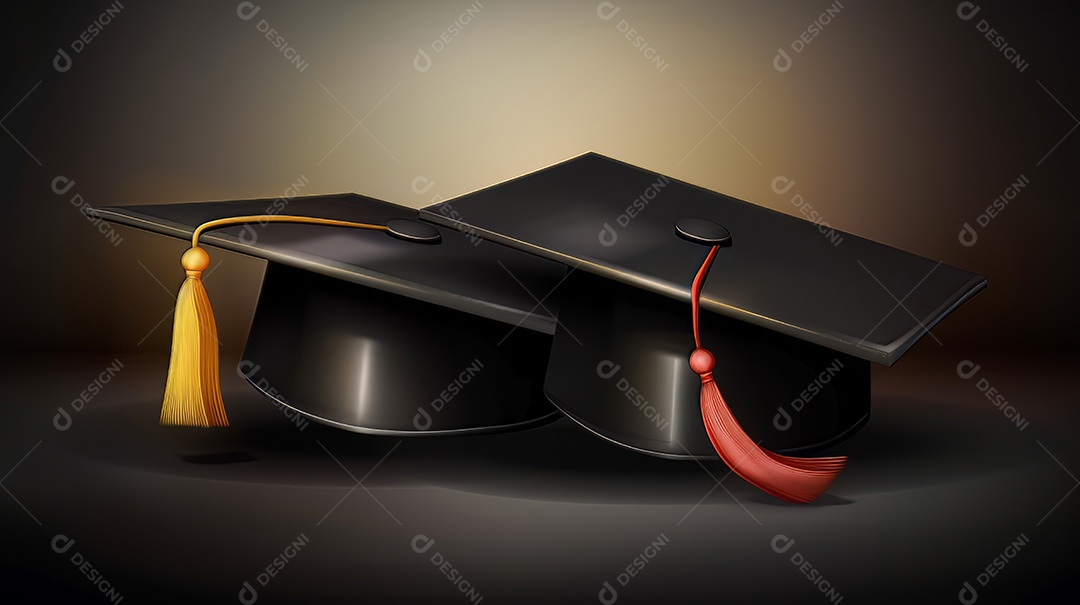 Aprendizado Estudo Sucesso Graduação IA Gerada.