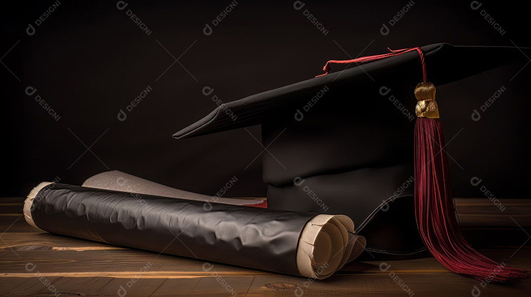 Aprendizado Estudo Sucesso Graduação IA Gerada.