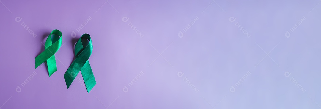 Laço verde, consciência de saúde mental