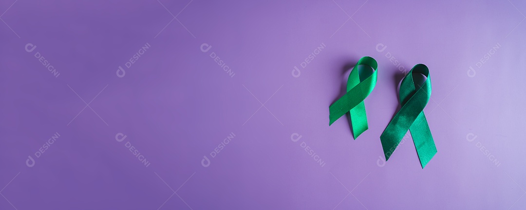 Laço verde, consciência de saúde mental