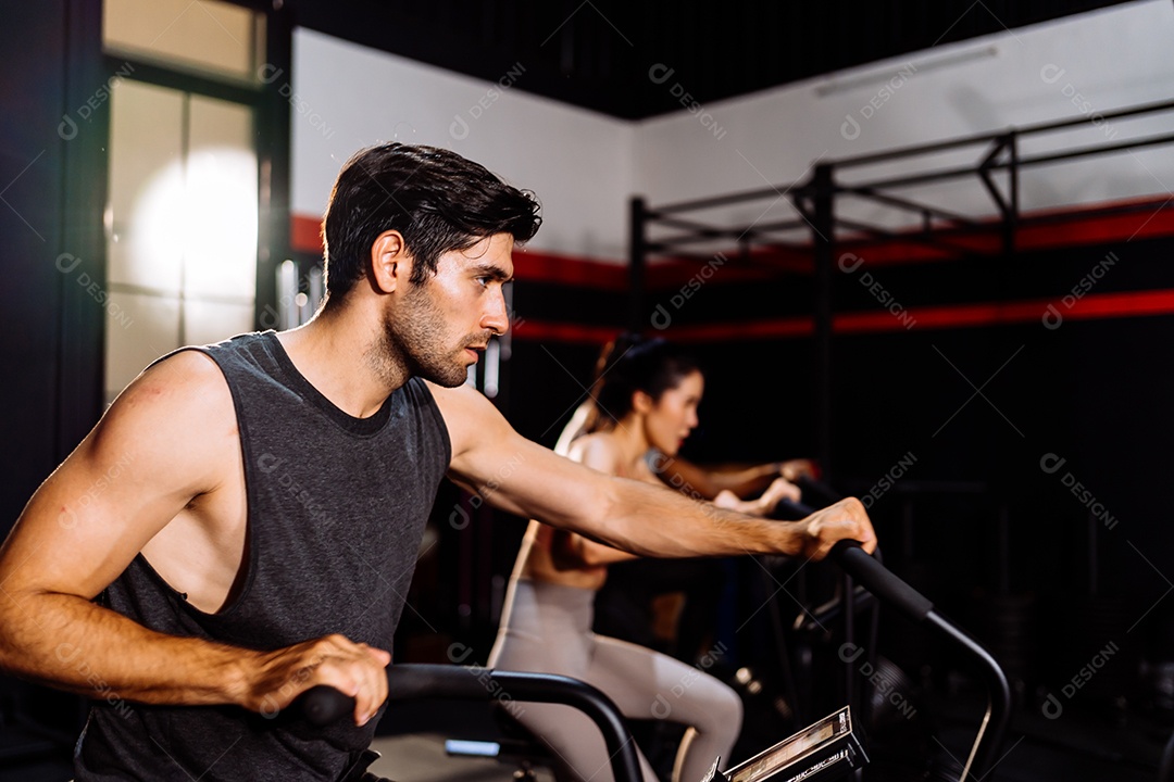 Atleta Grupo Desportivo Exercício Cardio Queima de Calorias