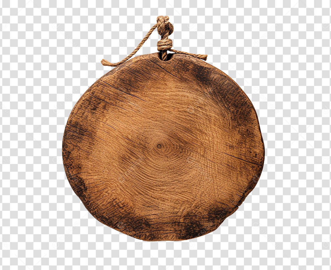 Tábua de Madeira Com Cordas PNG Transparente