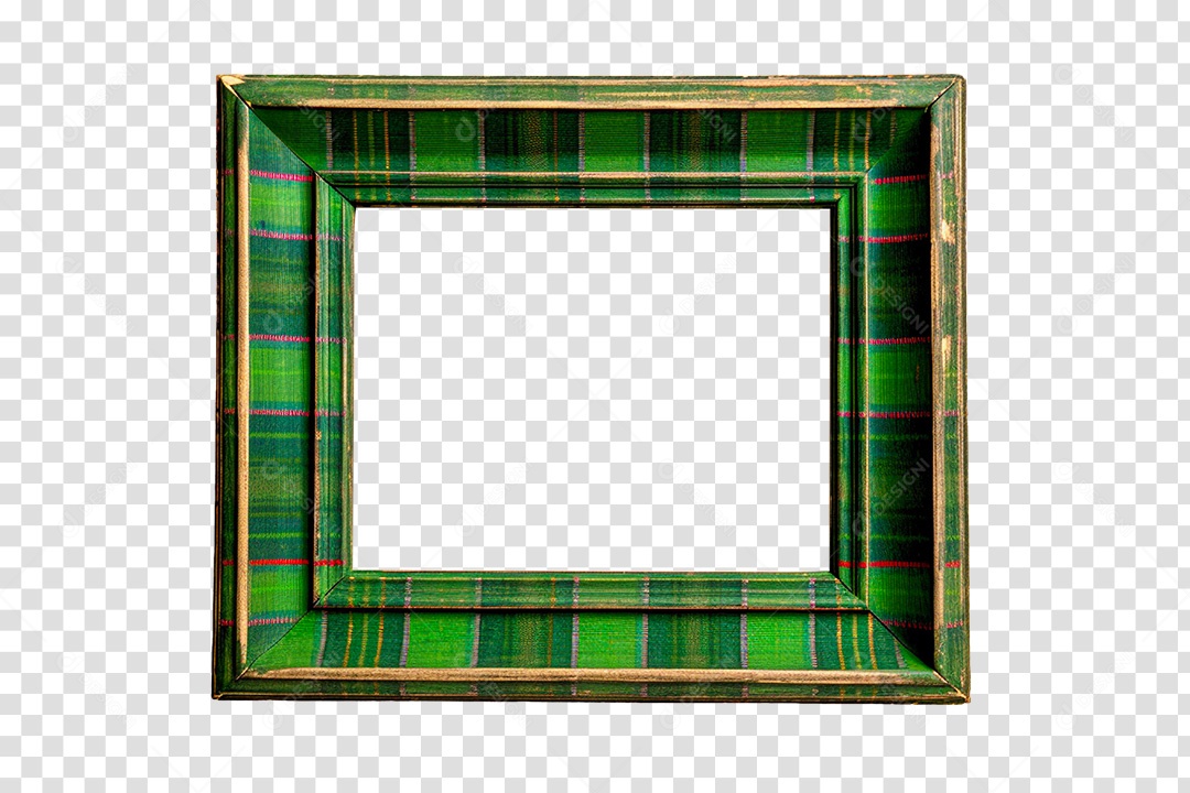 Moldura Quadro de Madeira PNG Transparente