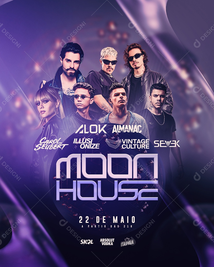 Flyer Moda House Social Media PSD Editável