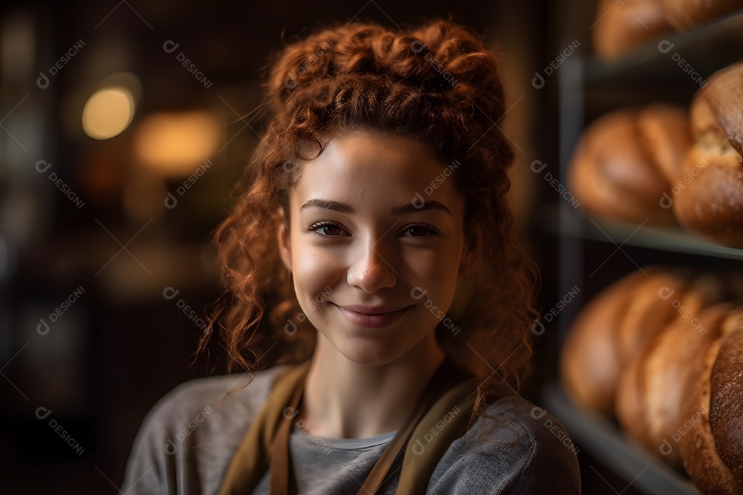 Mulher Trabalhadora Feliz Imagem Do Dia Do Trabalhador