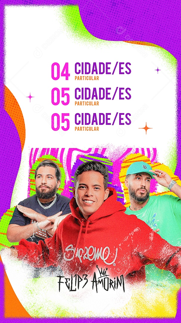 Story Flyer Felipe Amorim Social Media PSD Editável