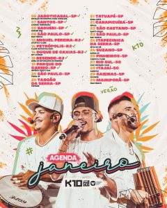 Social Media Agenda Janeiro Pagode PSD Editavel