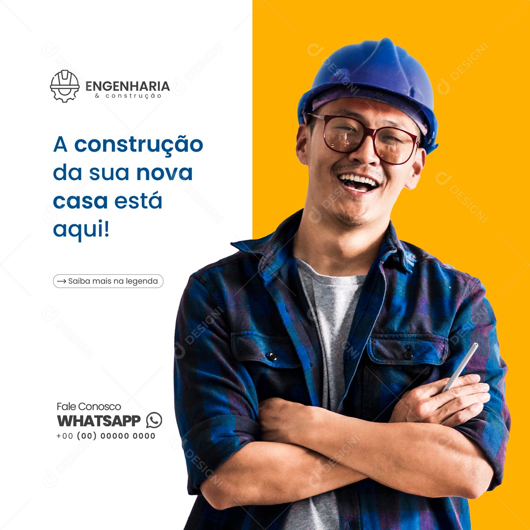 Engenharia e Construção Social Media PSD Editável