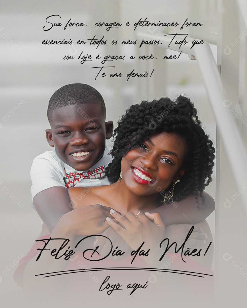 Social Media Story Dia Das Mães Coragem E Determinação PSD Editavel