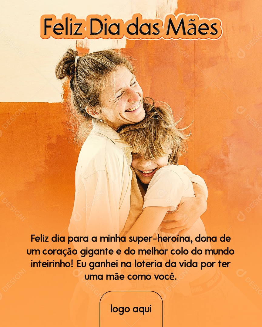 Social Media Story Dia Das Mães Minha Super Heroína  PSD Editavel