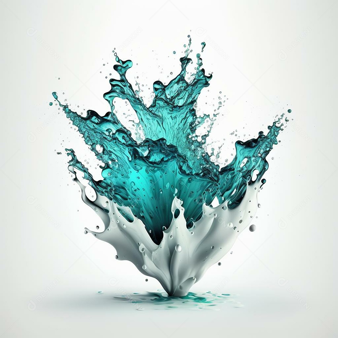 Efeito de água caindo