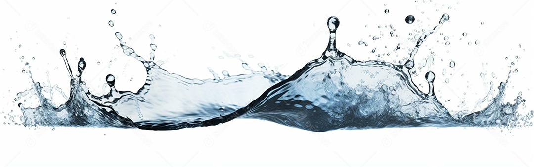 Efeito de água caindo