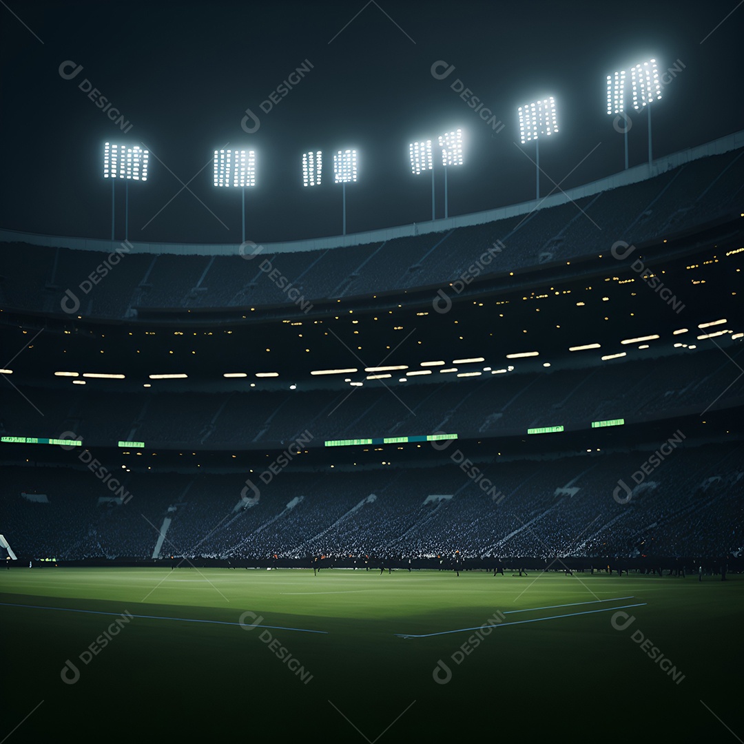 Estádio de campo de futebol