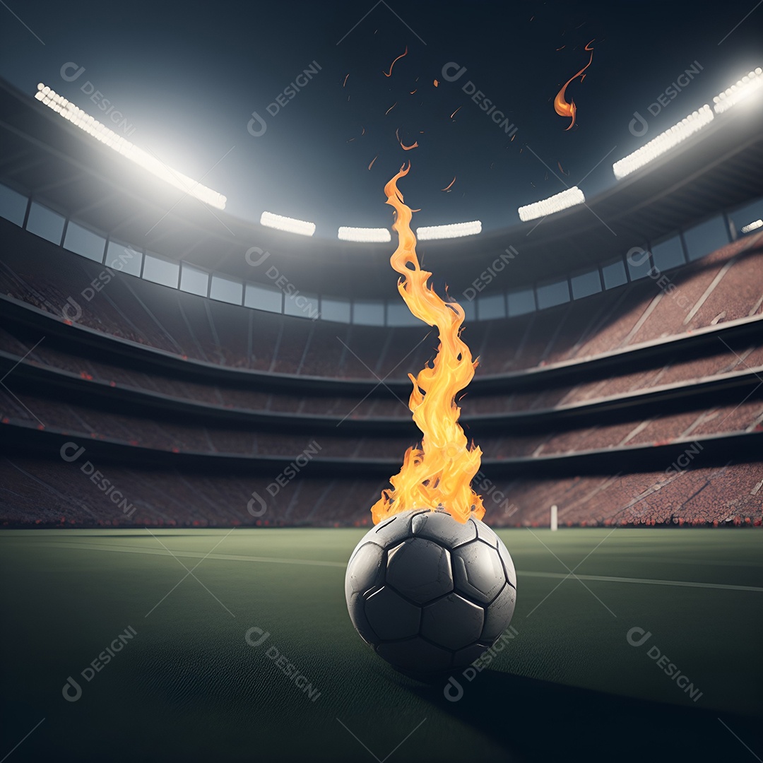 Estádio de campo de futebol