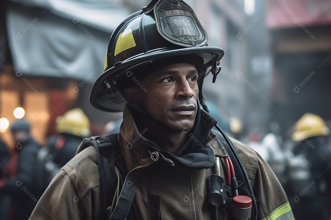 Bombeiro Imagem Inteligência Artificial