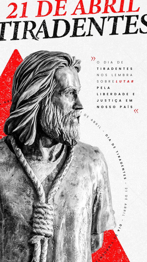 Story Dia De Tiradentes 21 De Abril Social Media PSD Editável