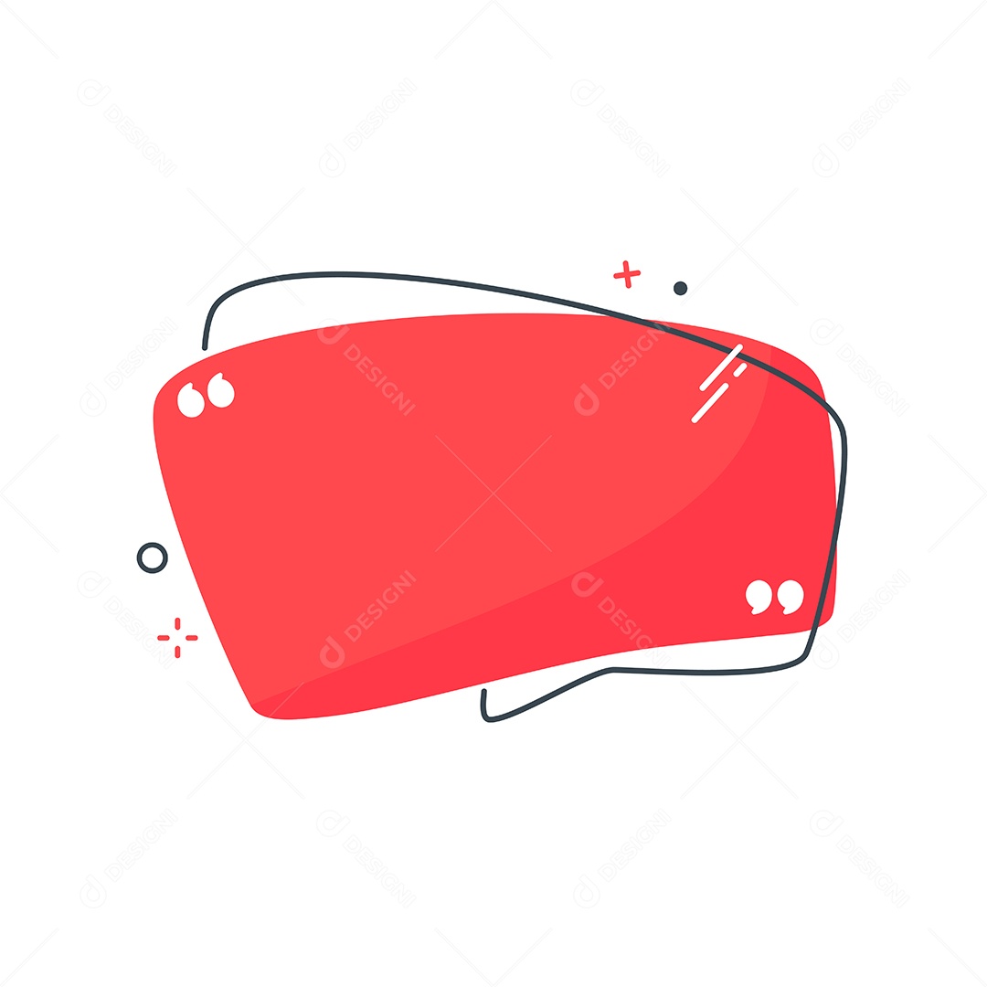 Bolhas De Texto Desenho Rosa Vetor EPS