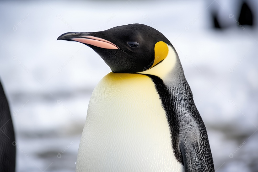 Pinguim olhando para a câmera