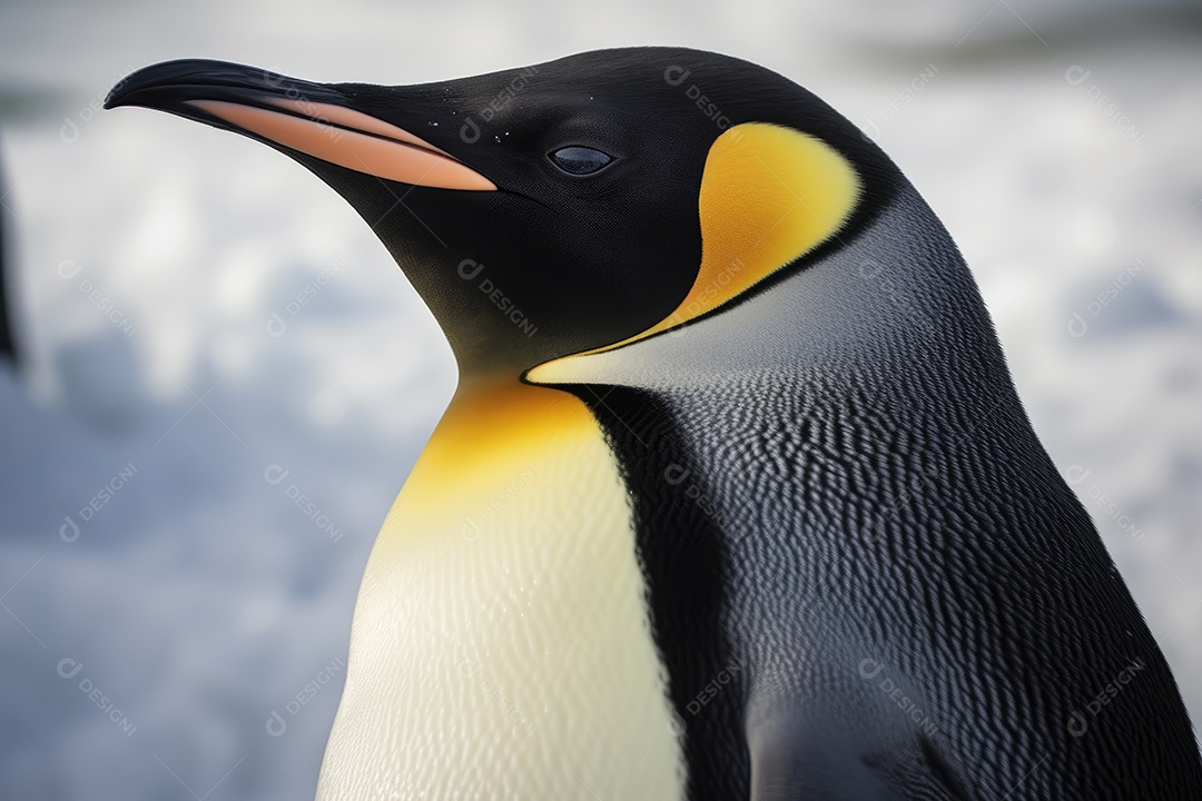 Pinguim olhando para a câmera