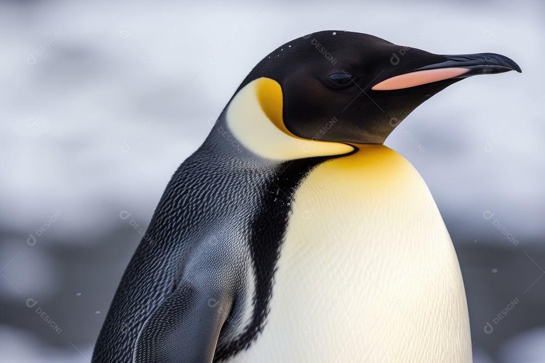 Pinguim olhando para a câmera