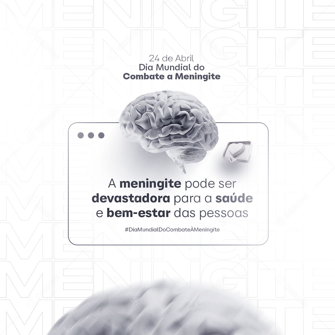 A Meningite Pode Ser Devastadora Dia Mundial Da Meningite Social Media PSD Editável