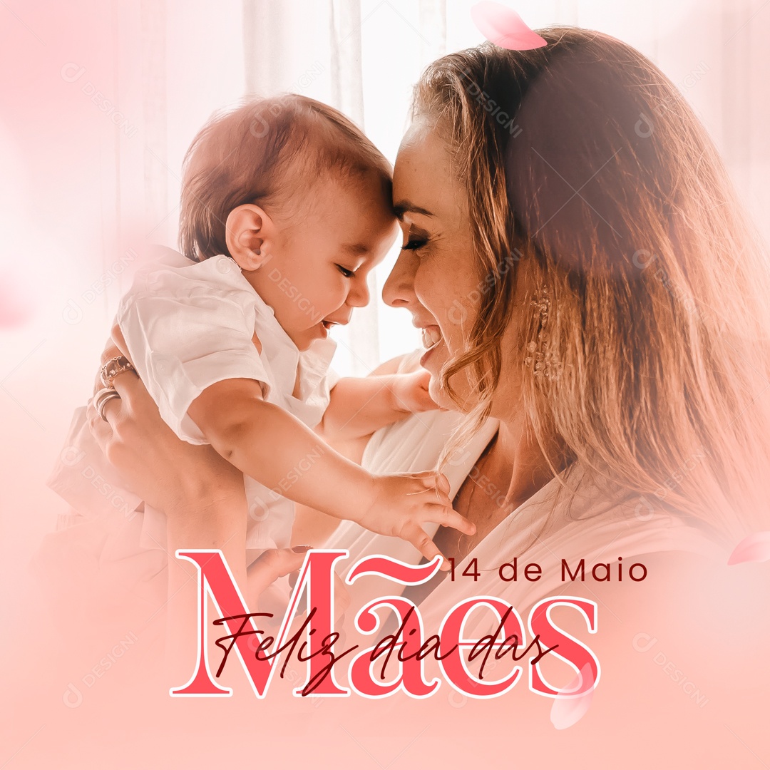 Feliz Dia Das Mães 14 de Maio Social Media PSD Editável