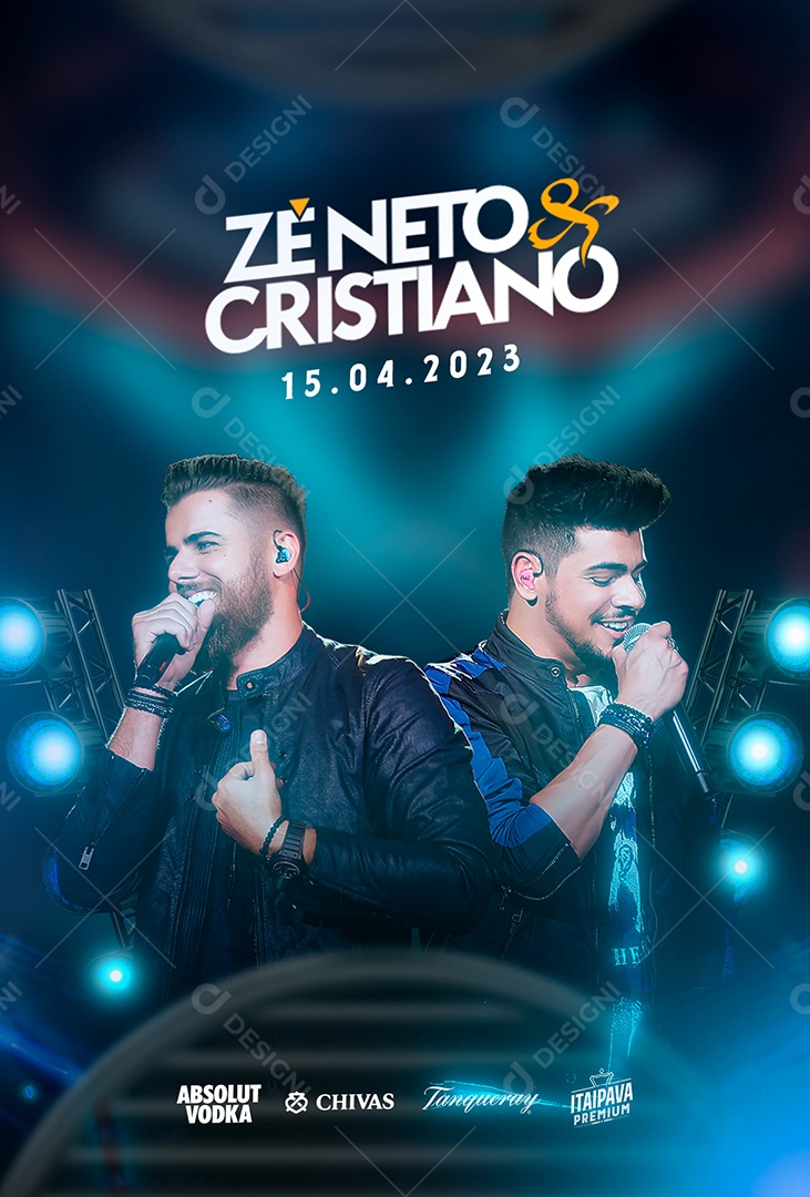 Flyer Zé Neto & Cristiano Social Media PSD Editável