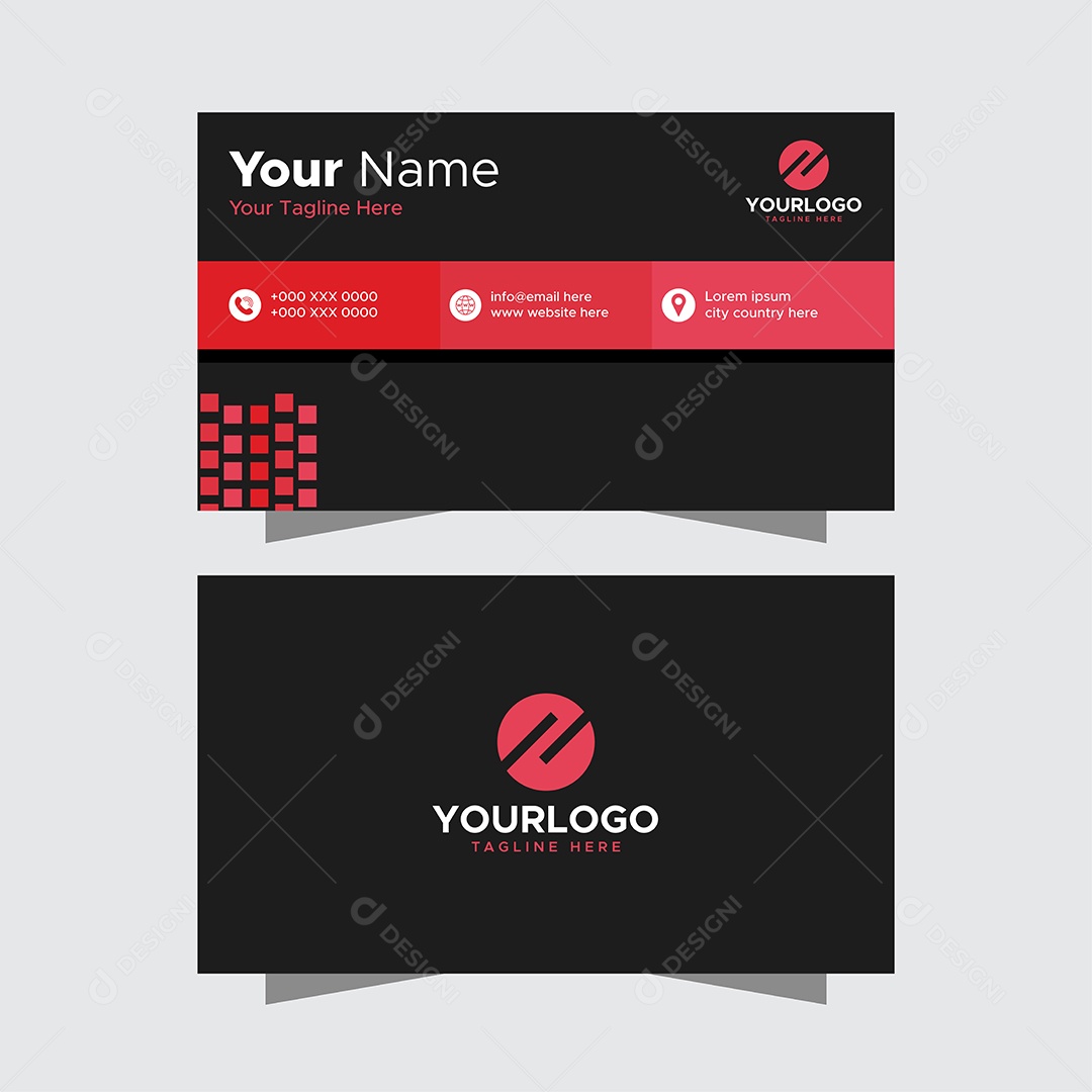 Modelo de Cartão de Visita EPS Editável