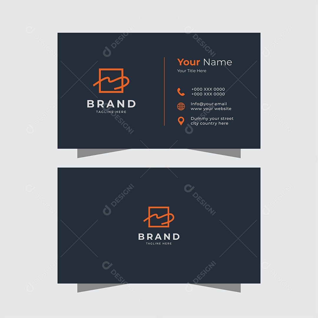 Modelo de Cartão de Visita EPS Editável