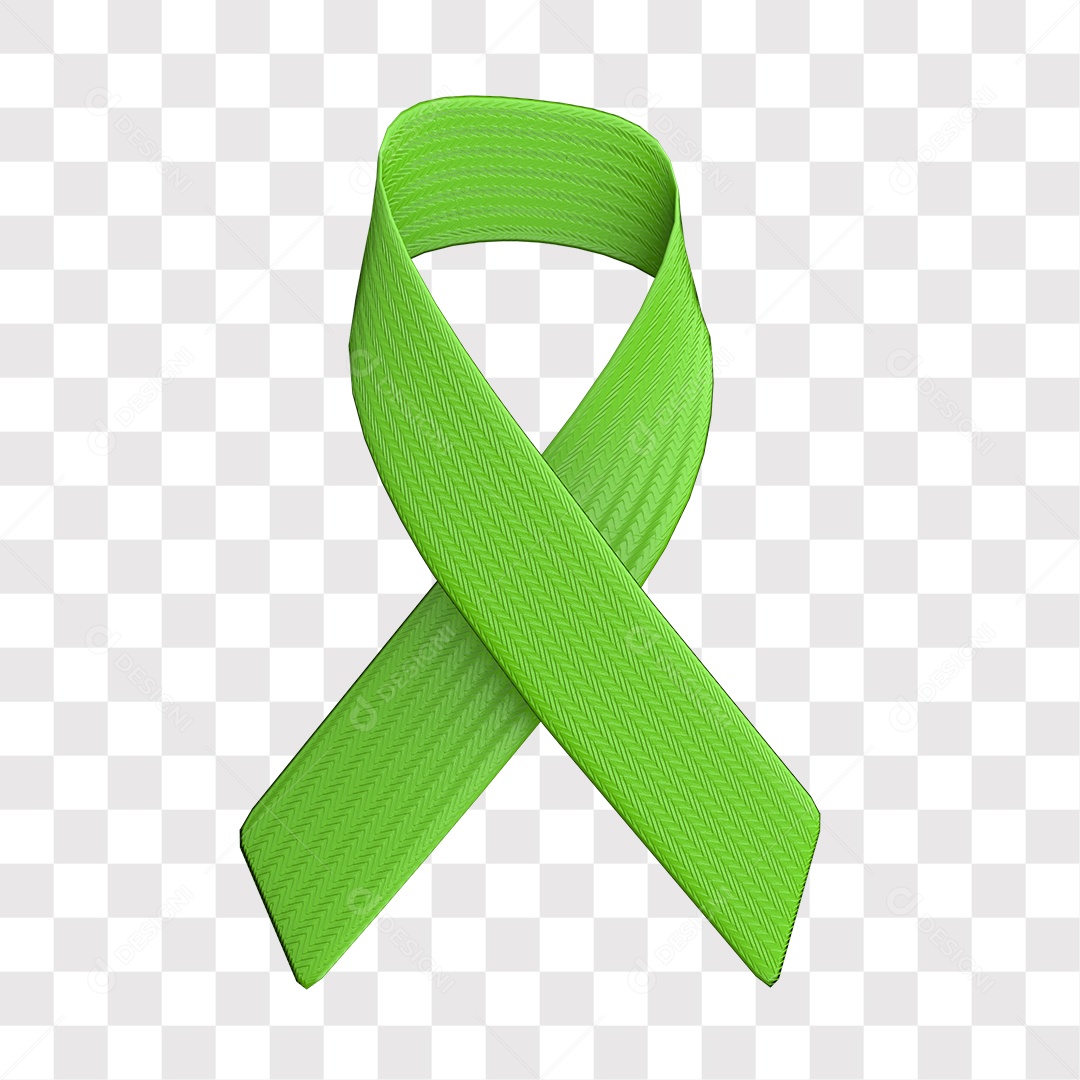 Fita Elemento 3D De Abril Verde Para Composição PNG Transparente