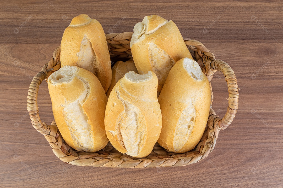 Pão Francês de Trigo Brasileiro.