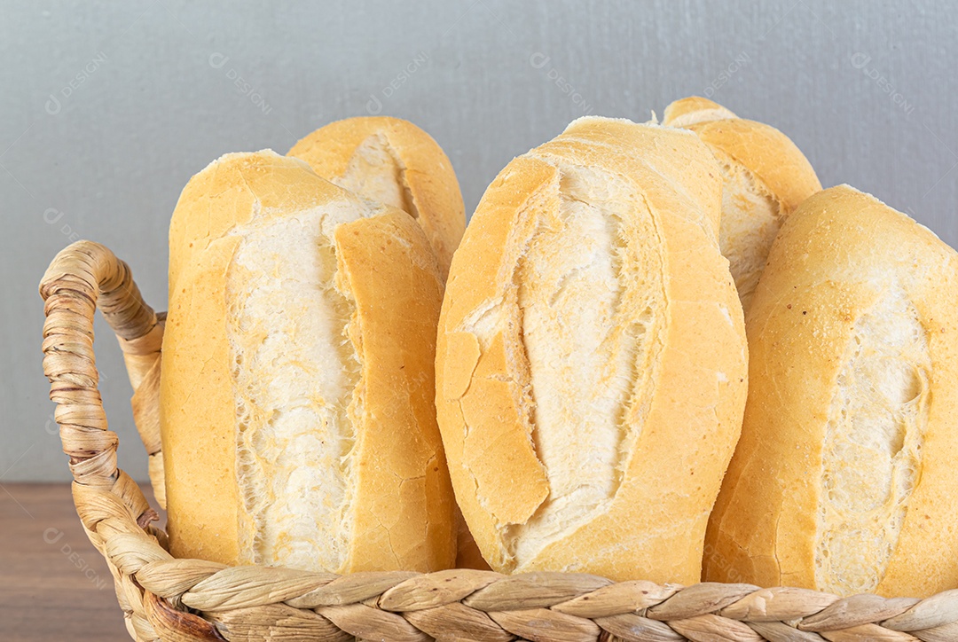 Pão Francês de Trigo Brasileiro.