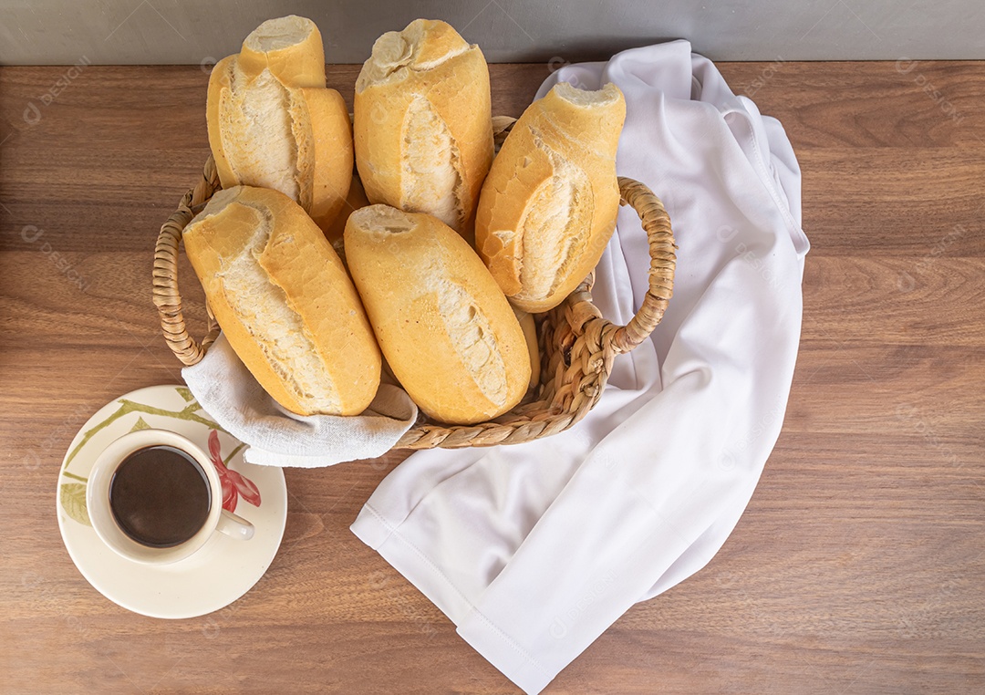 Pão Francês de Trigo Brasileiro.