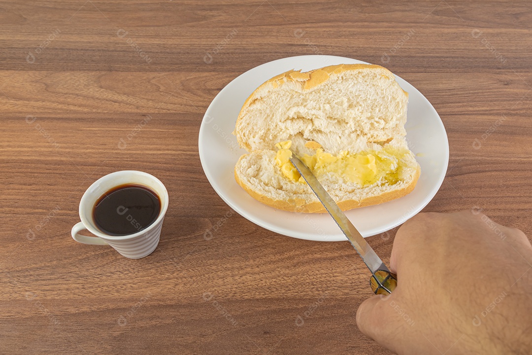 Pão Francês de Trigo Brasileiro.
