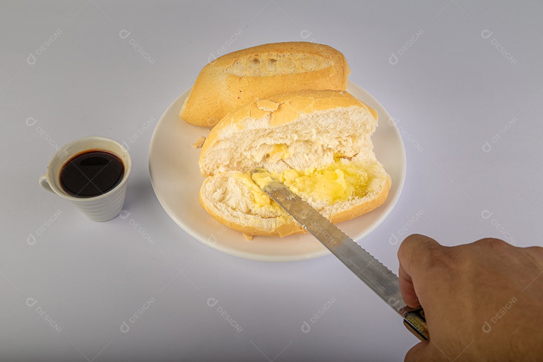 Pão Francês de Trigo Brasileiro.