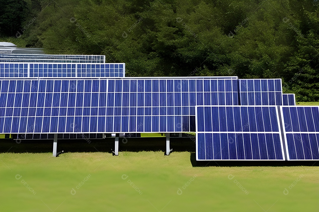 Placa solar de tecnologia, fonte alternativa de eletricidade. conceito de recursos sustentáveis ​​e energia renovável.