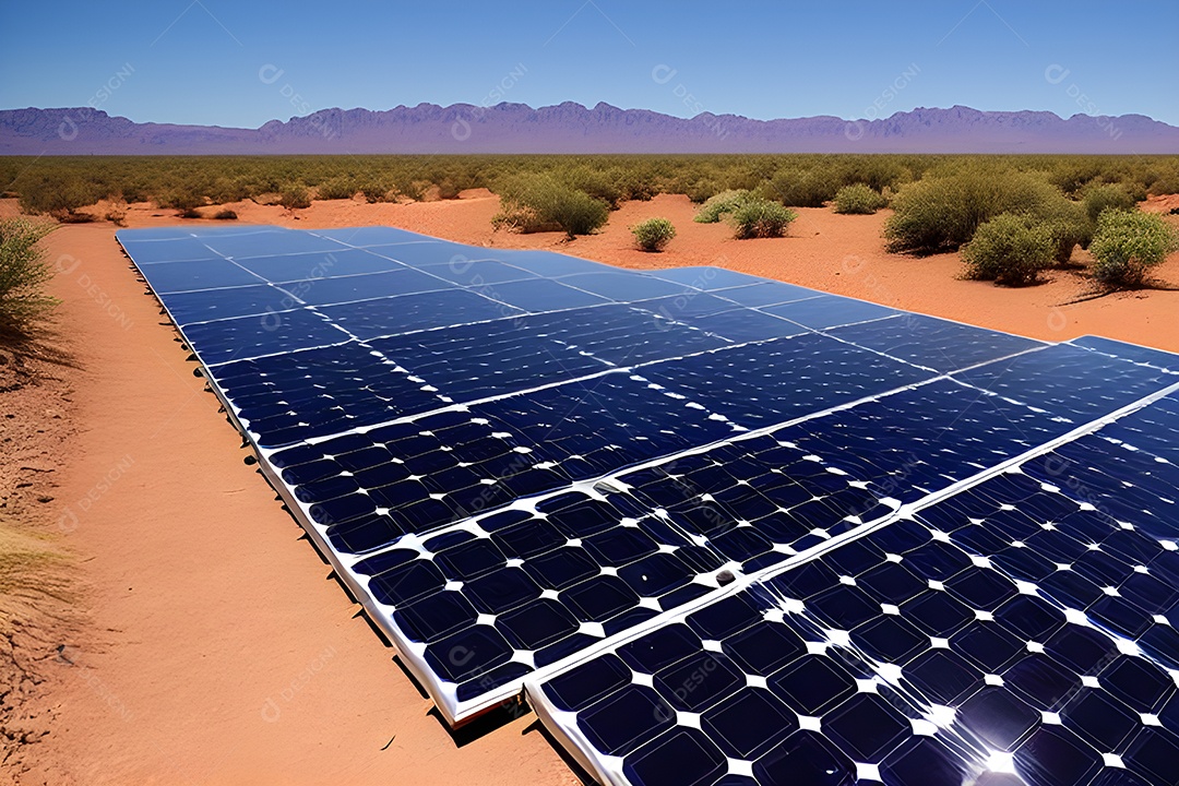 Placa solar de tecnologia, fonte alternativa de eletricidade, conceito de recursos sustentáveis ​​e energia renovável.