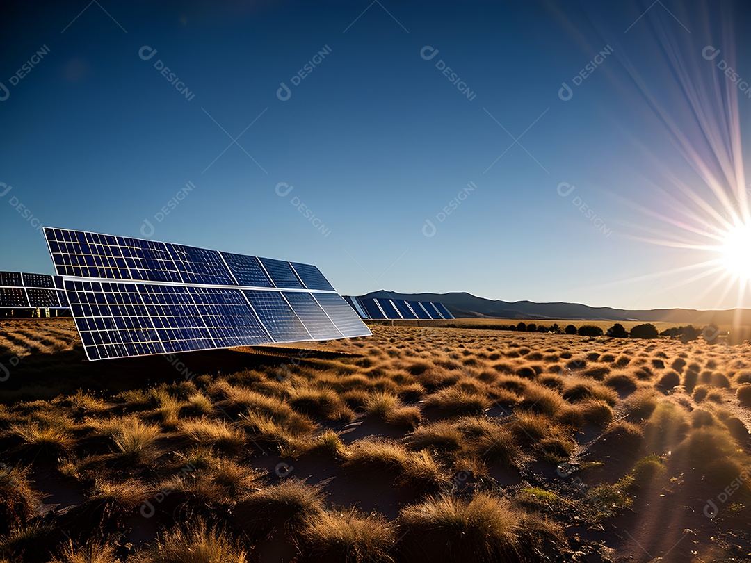 Placa solar de tecnologia, fonte alternativa de eletricidade. conceito de recursos sustentáveis ​​e energia renovável.