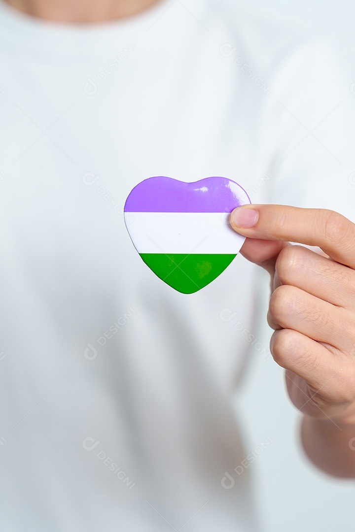 Dia do Orgulho Queer e conceito do mês do orgulho LGBT.