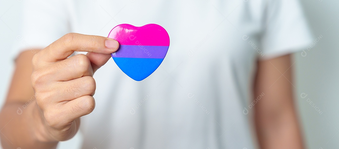 Bissexualidade Comemore o Dia e o mês do orgulho LGBT, LGBTQ+ ou LGBTQ